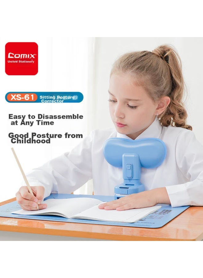 comix Children's Sitting Posture Corrector Support Stand Desktop Model Elementary School Students Learning Corrector Preventing Head Down Corrector Correct Posture Writing - Image 3