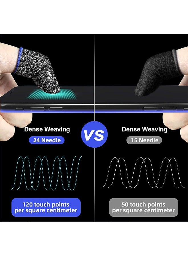 High Quality Gaming Finger Sleeves For Mobile Gaming Super Highly Sensitive WASP Feelers Smooth Operation Sweat Absorbing Odorless Breathable Seamless Finger Sleeve For PUBG And Much Other Games Play - Image 5