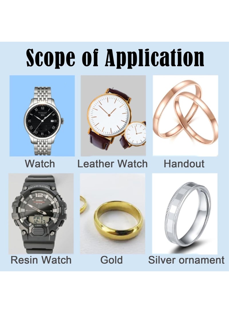 SYOSI Watch Strap Maintenance Cleaner Spray, Metal Watch Strap Cleaner, Watch Cleaner Solutions for Deep Cleaning, Quick and Effective Cleaning for Case, Bracelet, and Jewelry (Clear) - Image 3