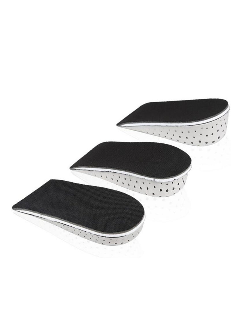1 Pair Height Increase Insoles to Make You Taller, Foot Arch Support Contour Shoes Pads Lifts Orthopedic Heel Lift Cushion Leg Discrepancy Balancer - Image 2