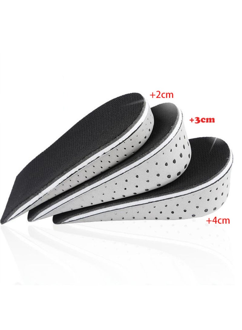 1 Pair Height Increase Insoles to Make You Taller, Foot Arch Support Contour Shoes Pads Lifts Orthopedic Heel Lift Cushion Leg Discrepancy Balancer - Image 1