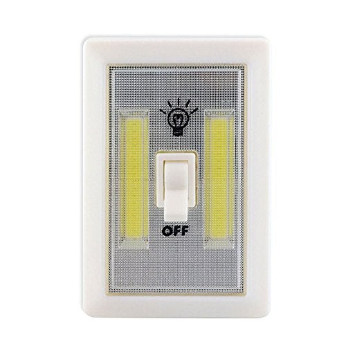 Ascension � 2W 240 Lumens COB Wall Switch Lights, Emergency Battery Operated Kids Night Light,Mount at Under Cabinet, Closet Shelf, Keyhole & Kitchen RV & Boat,Table & Bed Side Nightlight (1) - Image 1