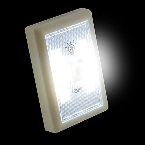 Ascension � 2W 240 Lumens COB Wall Switch Lights, Emergency Battery Operated Kids Night Light,Mount at Under Cabinet, Closet Shelf, Keyhole & Kitchen RV & Boat,Table & Bed Side Nightlight (1) - Image 4
