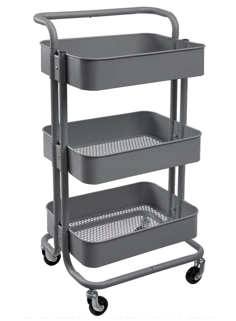 Elegant Home 3-Tier Serving Trolley - Image 1