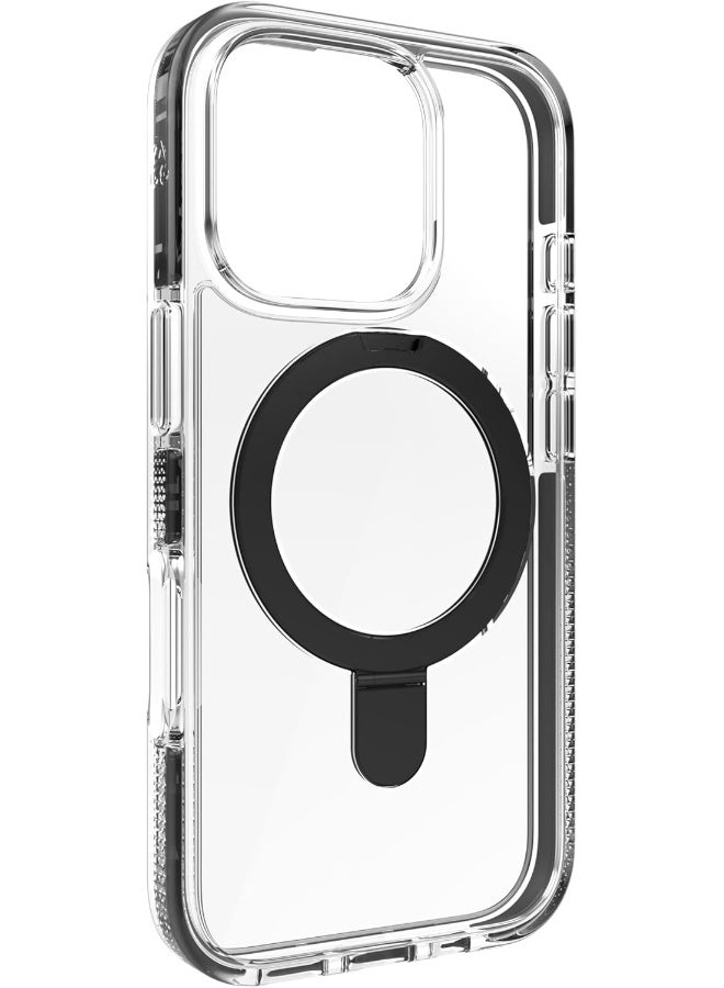ZAGG Santa Cruz Snap Case with RingStand for iPhone 16 Pro Clear/Black - Image 3