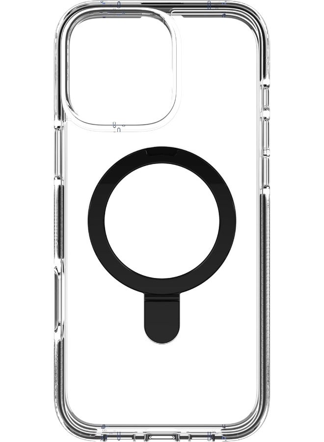 ZAGG Santa Cruz Snap Case with RingStand for iPhone 16 Pro Clear/Black - Image 4