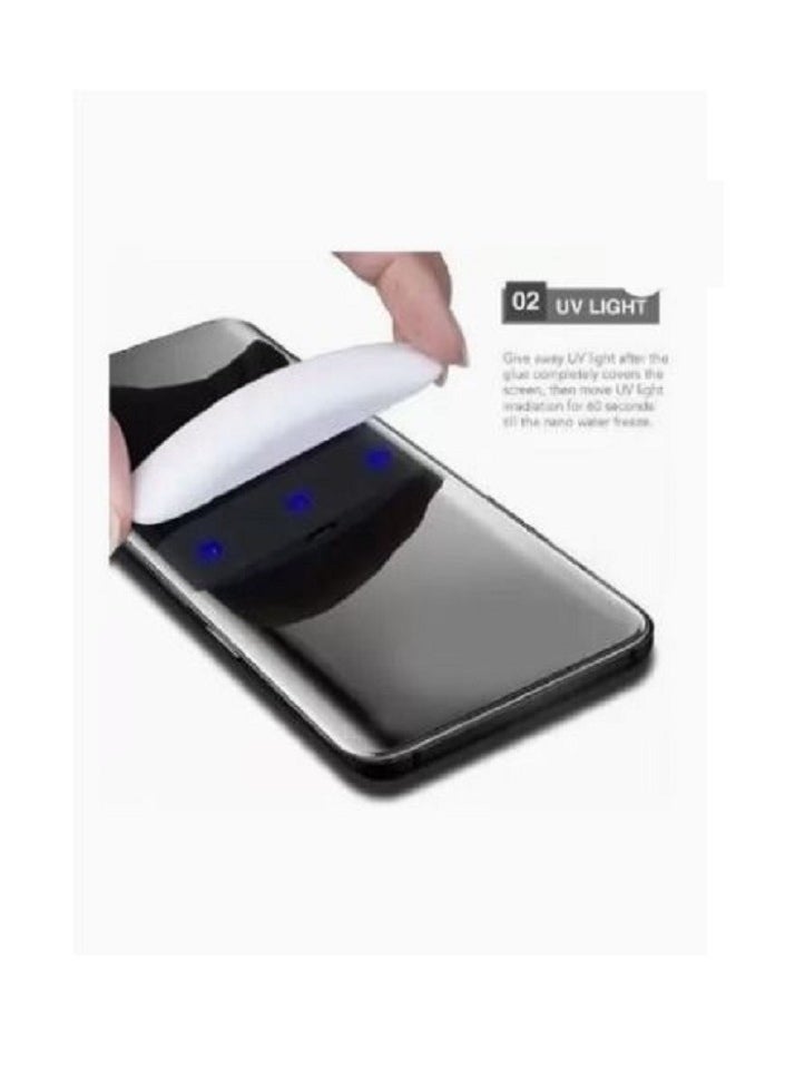 Generic - UV Glue Curved Tempered Glass Screen Protector Vivo V27 5G - Image 1