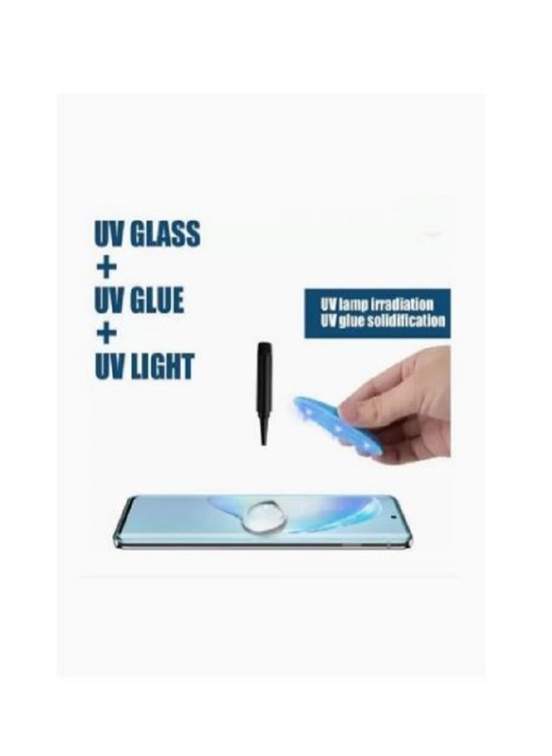 Generic - UV Glue Curved Tempered Glass Screen Protector Vivo V27 5G - Image 1