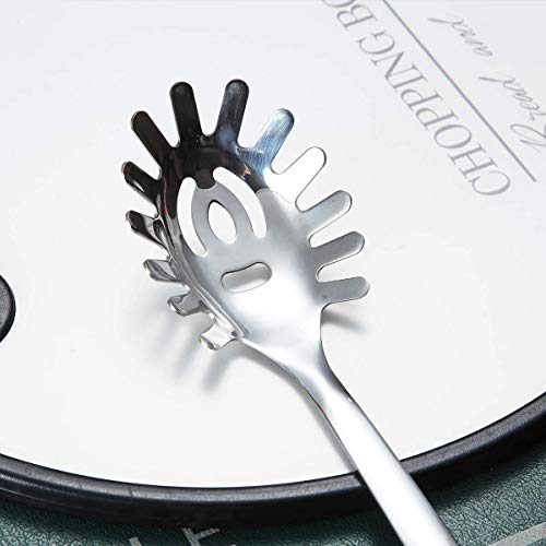 Berglander Spaghetti Spoon, Berglander Pasta Server, Stainless Steel Pasta Spoon, Pasta Fork, Noddle Fork, Heat Resistant, Dishwasher Safe, Easy to Clean - Image 5