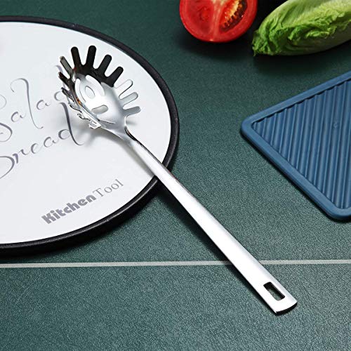 Berglander Spaghetti Spoon, Berglander Pasta Server, Stainless Steel Pasta Spoon, Pasta Fork, Noddle Fork, Heat Resistant, Dishwasher Safe, Easy to Clean - Image 3