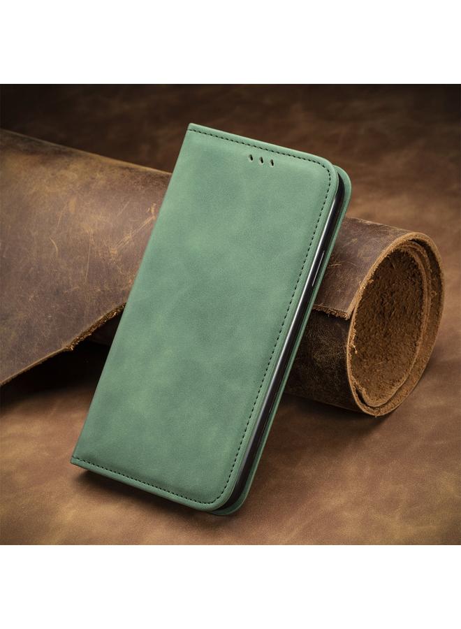 S-TOP Case For Samsung Galaxy A16 Retro Skin Feel Magnetic Leather Phone Case - Image 2