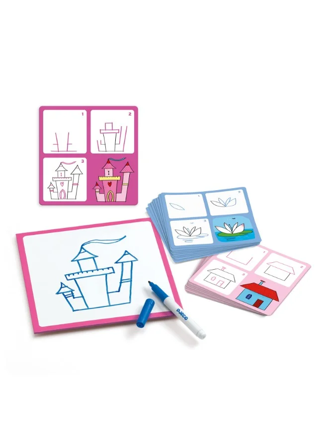 DJECO Step By Step Drawing - Josephine And Co