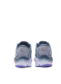 Mizuno 【Back To School】Wake Rider 27 Men/Woman/Students Running Shoes Gray  - Image 4