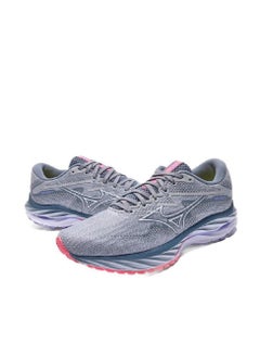 Mizuno 【Back To School】Wake Rider 27 Men/Woman/Students Running Shoes Gray  - Image 2