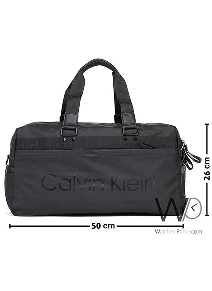 Calvin Klein Jeans Calvin Klein Duffle Black Men Ck Gym Handbag  - Image 3