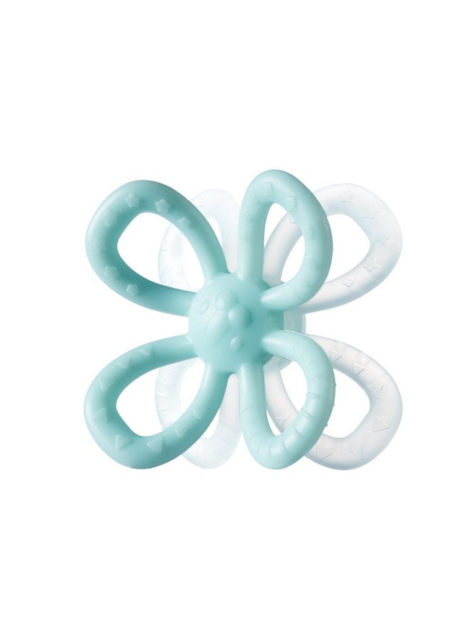 KUB KUB Teethers for Babies 3-12 Months, Baby Teething Relief, Teether Toys, Teething Mittens 3-12 Months for Infant Blue - Image 1