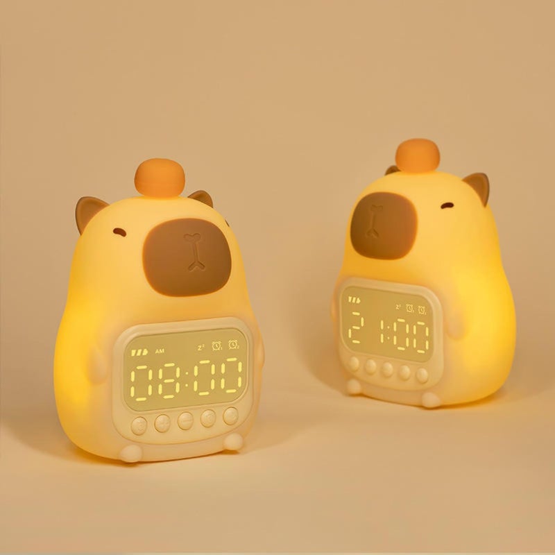 One94Store Bear Shape Digital Alarm Clock with LED Display & Night Light | Snooze, Timer, Temperature | Kids Bedside Clock for Bedroom & Home Décor - Image 2