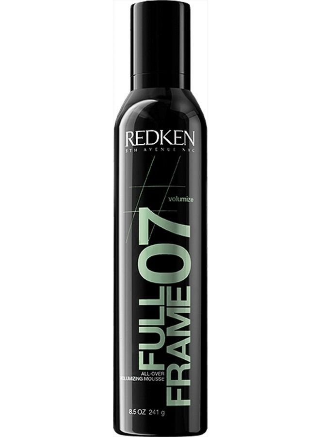 Redken Full Frame 07 All-Over Volumizing Mousse | For All Hair Types | Adds Volume & Anti-Frizz Protection | 8.5 Oz - Image 1