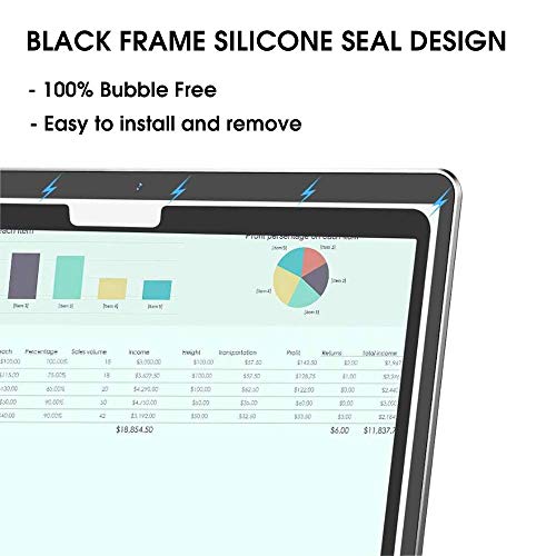 PYS Screen Protector for MacBook Pro 13 Inch (2016-2022, M1/M2) / MacBook Air 13 Inch (2018-2020, M1), Anti Blue Light and Anti-Glare, Anti-Fingerprint, Easy to Install, Relieve Eye Strain - Image 2