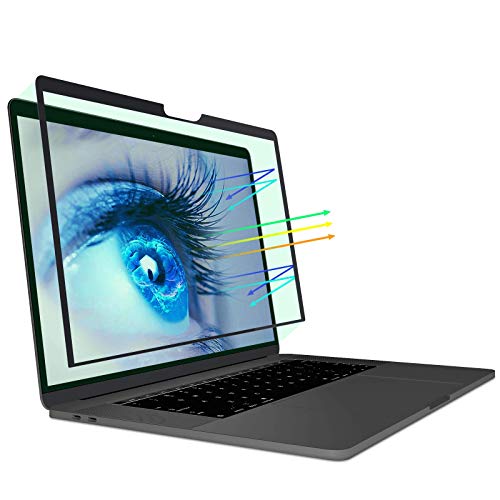 PYS Screen Protector for MacBook Pro 13 Inch (2016-2022, M1/M2) / MacBook Air 13 Inch (2018-2020, M1), Anti Blue Light and Anti-Glare, Anti-Fingerprint, Easy to Install, Relieve Eye Strain - Image 1