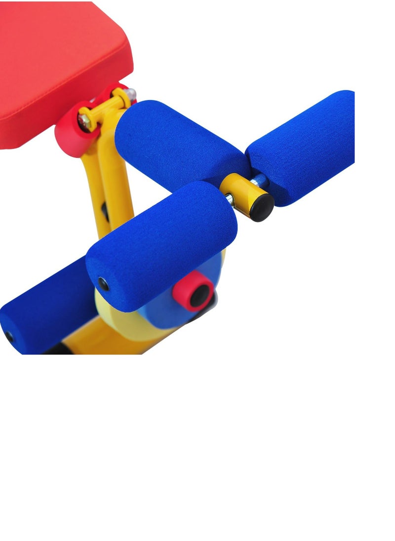 ALCOACH - Children's exercise equipment, weight bench set, children's bench for birthday gifts, fun exercise equipment for children, children's exercise equipment, children's weightlifting, children's weightlif - Image 1