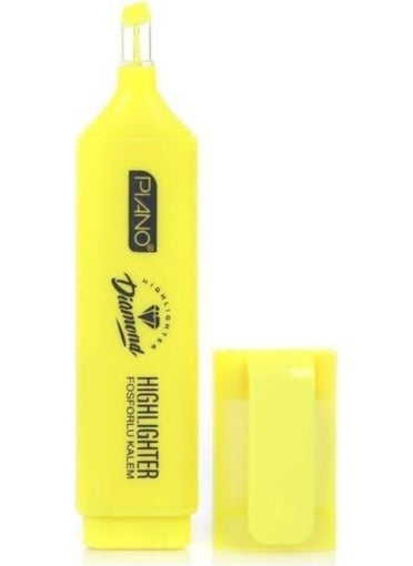 Special Transparent Tip Neon Highlighter Yellow