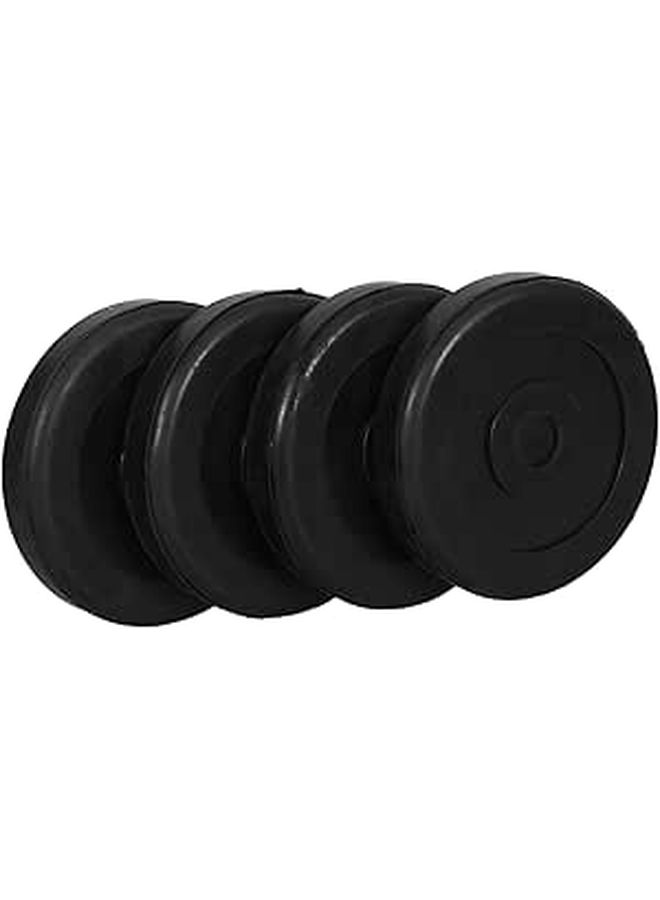4 Pcs Rubber Lift Pads for Auto Hoists Black Round Protects Paint Reduces Vibration - Image 1