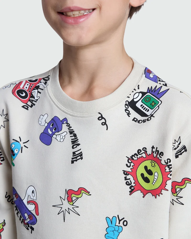 Ovs Moonbeam Round-Neck Sweater For Boys