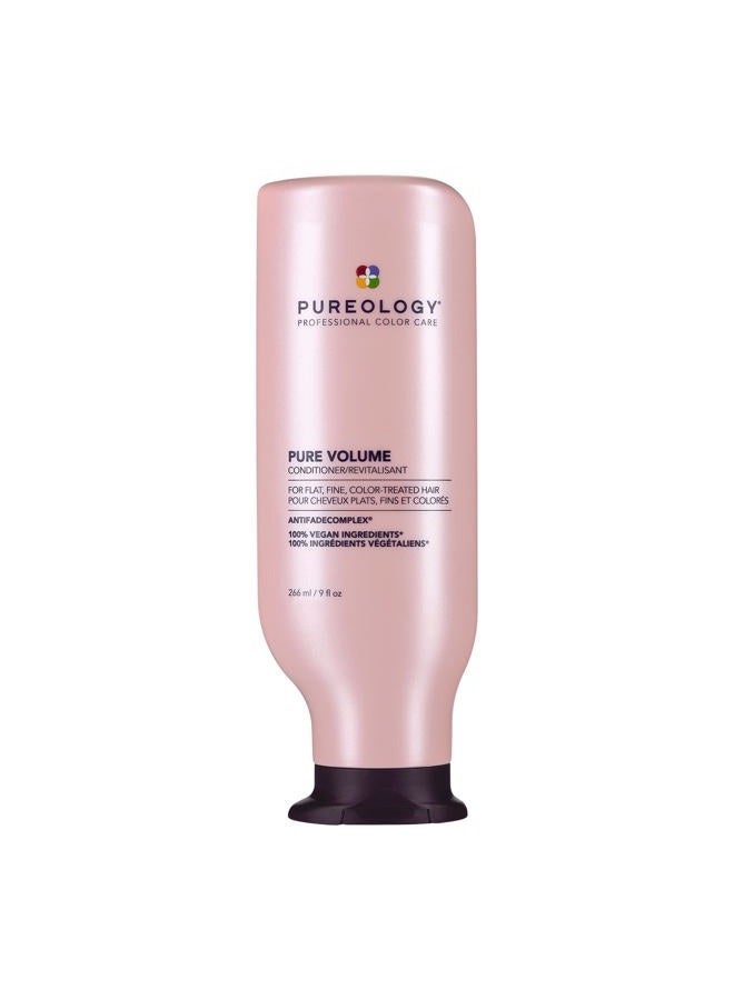 PUREOLOGY Pure Volume Conditioner | For Flat, Fine, Color Treated or Natural Hair | Adds Volume & Body | Lightweight Conditioner | Sulfate Free Conditioner| Vegan - Image 1