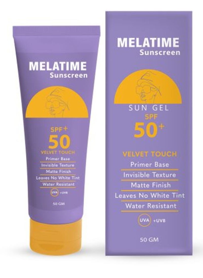 MELATIME MELATIME SUNSCREEN SUN GEL SPF50+ 50GM  - Image 1