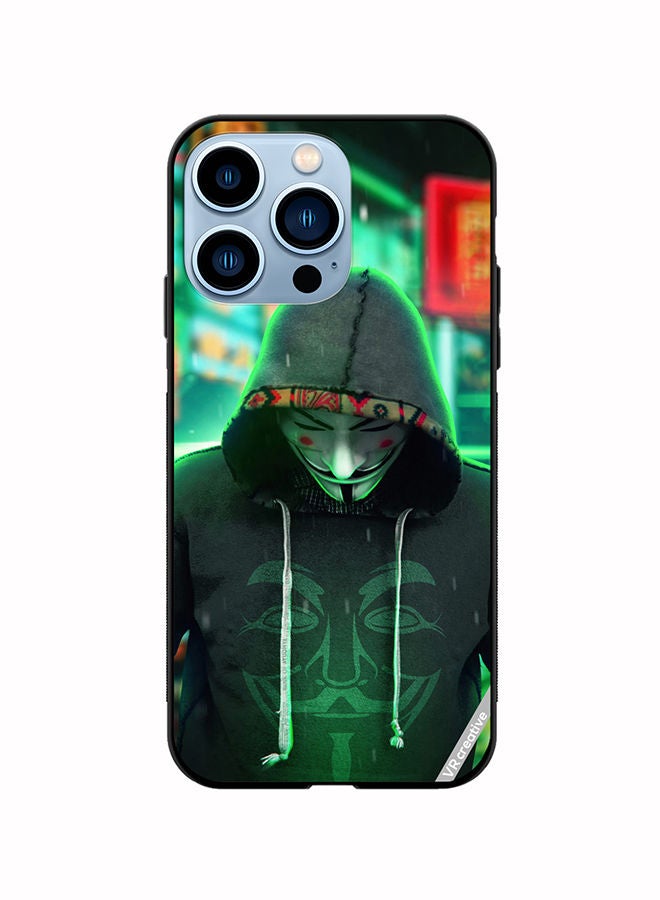 VR CREATIVE Protective Case Cover For Apple iPhone 14 Pro Joker Mask In Joker Jacket Design Multicolour - Image 1