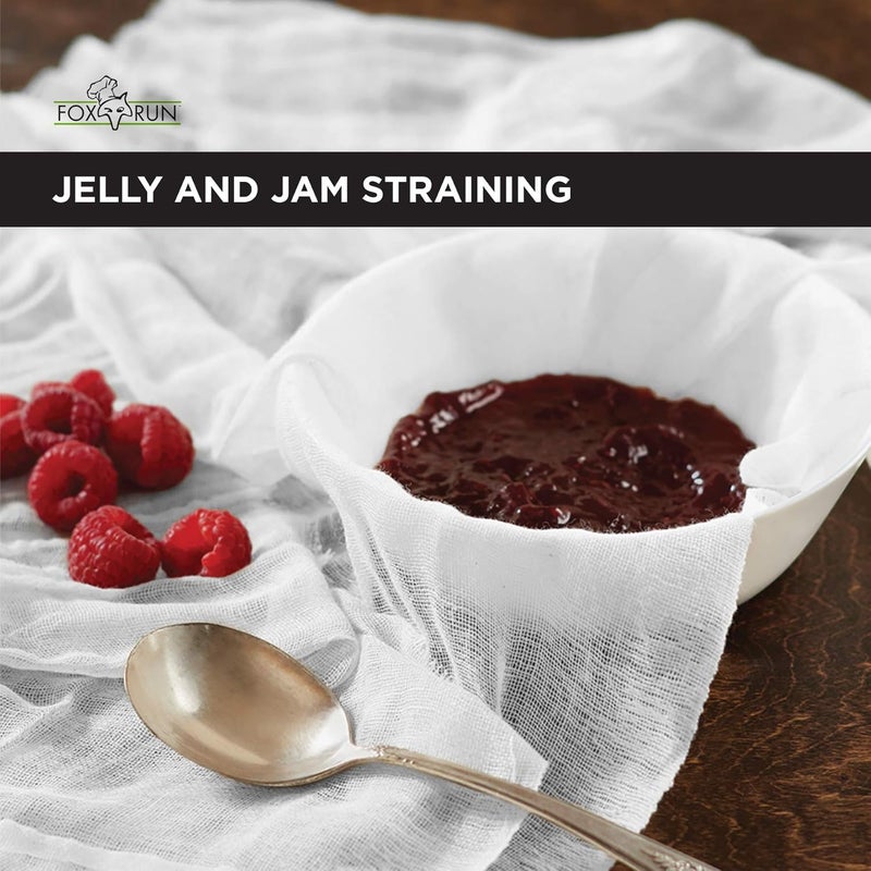 Fox Run Cotton Cheese Cloth, 2 Yards, White - Image 3