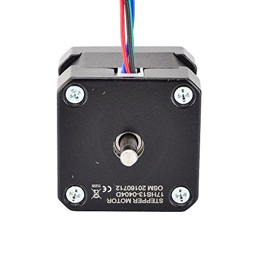 STEPPERONLINE Dual Shaft Nema 17 Stepper Motor 1.8deg 26ncm/37oz.in 12v 0.4a 42x42x34mm 4-Wire - Image 4