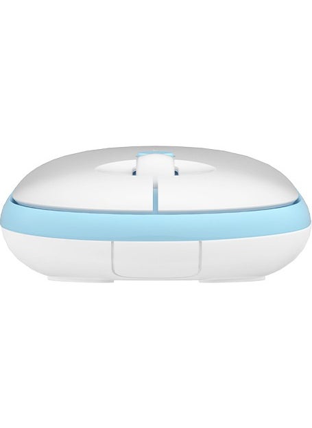 lecoo - WS212 Wireless 1600DPI 4-Button Optical Mouse White & Blue - Image 1