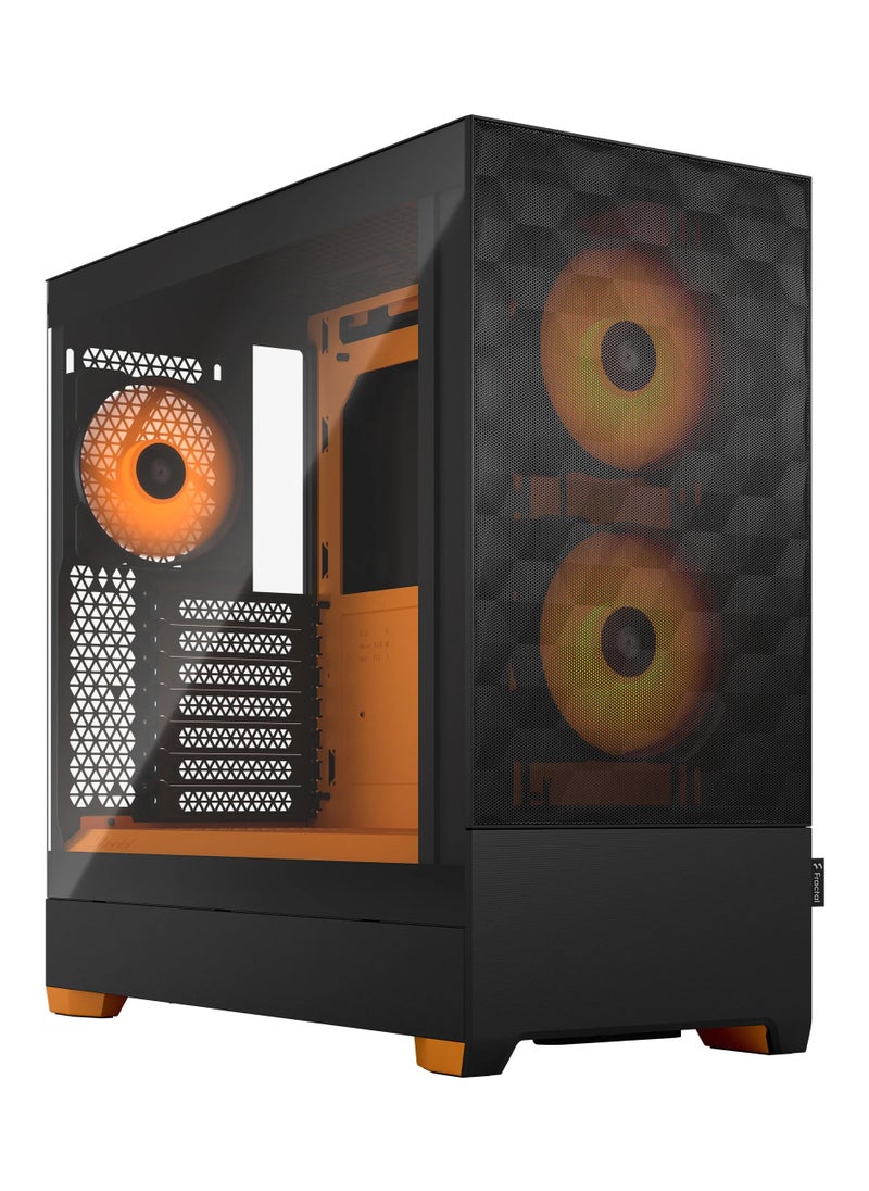 فراكتال ديزاين Fractal Pop Air RGB Orange Core TG Gaming Case | FD-C-POR1A-05  - Image 1