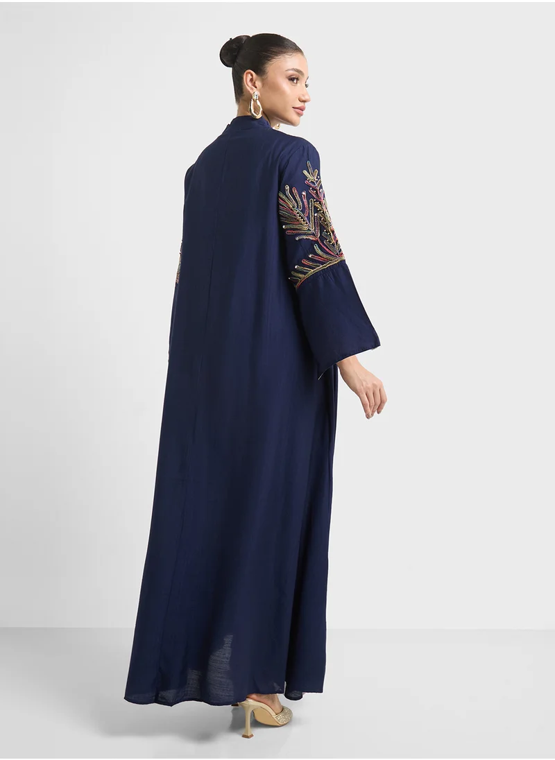 Khizana Embroidered Jalabiya