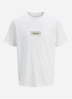 Jack Jones Slogan Print Crew Neck T-Shirt 