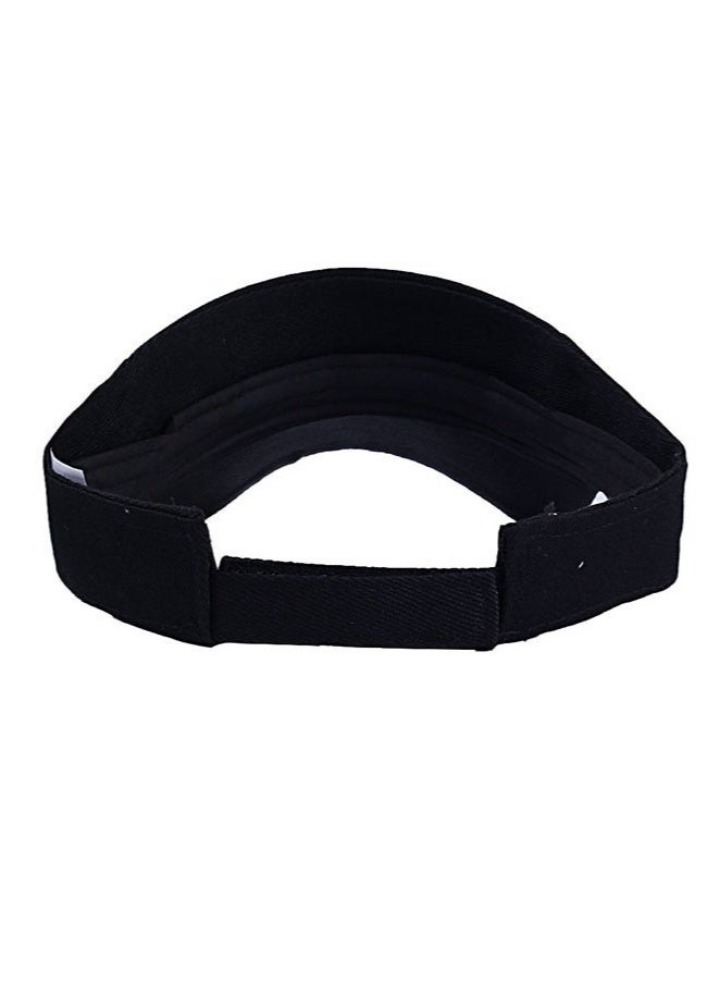 Sport Sun Visor Hats, Adjustable Lightweight Outdoor Sports Empty Top Baseball Cap, UV Protection Cap for Cycling Running Tennis Golf & All Sports (Black) - Image 5