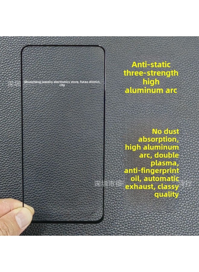 For Red Rice K70 Supreme Thick Glue To White Edge Full Screen Transparent Tempered Film Red Rice Turbo3 K70E K60-Color:AF Electroplating, Non-full Screen, High Aluminum Arc-Dimensions:Redmi Turbo 3/ Turbo4/ Redmi K70 Extreme/ (redmi K80/k80pro Does Not Unlock)  - Image 4