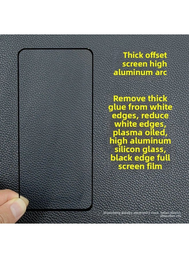 For Red Rice K70 Supreme Thick Glue To White Edge Full Screen Transparent Tempered Film Red Rice Turbo3 K70E K60-Color:AF Electroplating, Non-full Screen, High Aluminum Arc-Dimensions:Redmi Turbo 3/ Turbo4/ Redmi K70 Extreme/ (redmi K80/k80pro Does Not Unlock)  - Image 3