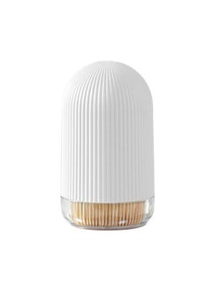 Thoraya Toothpick Holder Multipurpose Luxury Creative Portable Tooth Pick Storage Dispenser for Kitchen Restaurant Round Top Style  - Image 1