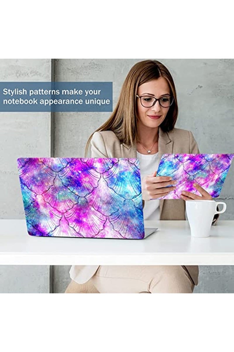 AORTDES 15 15.4 15.6 Inches Laptop Skin Sticker Personalized 12.1 13 13.3 14 Inches Universal Netbook Skin Sticker Reusable Notebook PC Art Protector (Colorful Shell) - Image 5