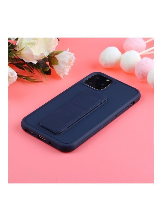 غطاء خلفي واقٍ مزود بمقبض إصبع لهاتف Apple iPhone 11 Pro ، أزرق - Image 3