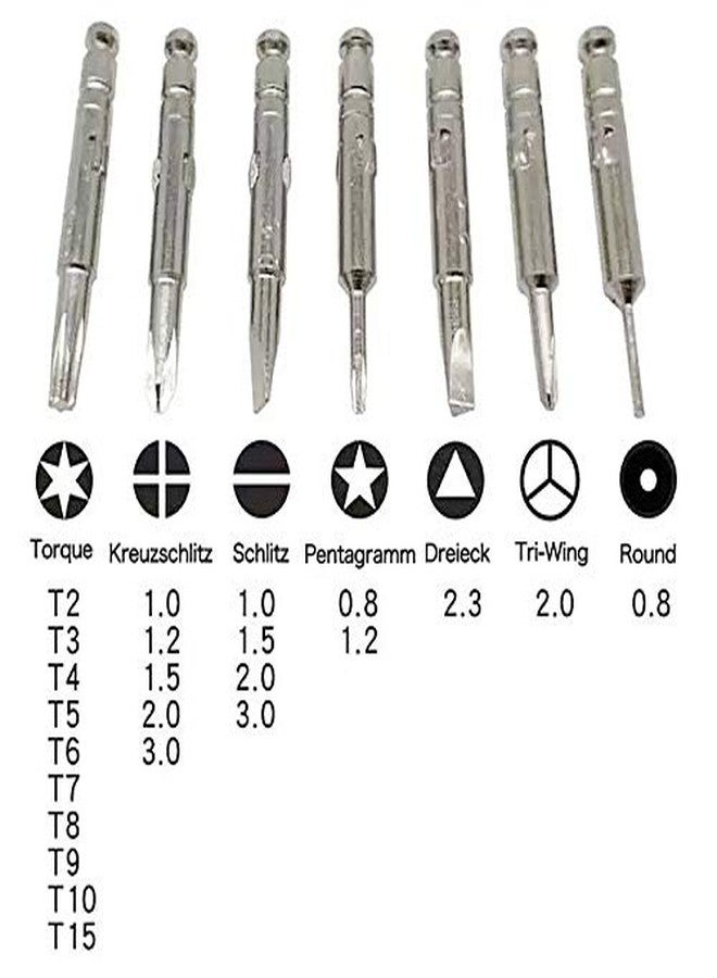 Storin 25 in 1 Precision Screwdriver Set Multi Pocket Repair Tool Kit for Mobiles, Laptops, Electronics - Image 4