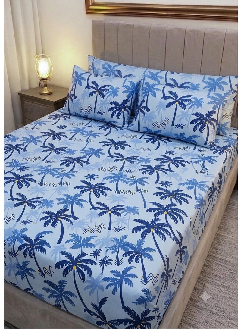 Bed sheets, bed sheet set, large bed, 4 pieces, size 240*240 - Image 1