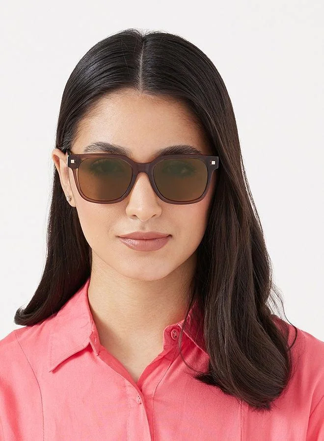 30Sundays 30Sundays ISLE,Unisex Sunglasses, Square Sunglasses, UV Protection: UV400 (Brown,Brown)