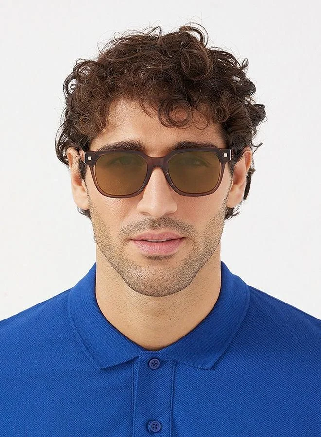 30Sundays 30Sundays ISLE,Unisex Sunglasses, Square Sunglasses, UV Protection: UV400 (Brown,Brown)