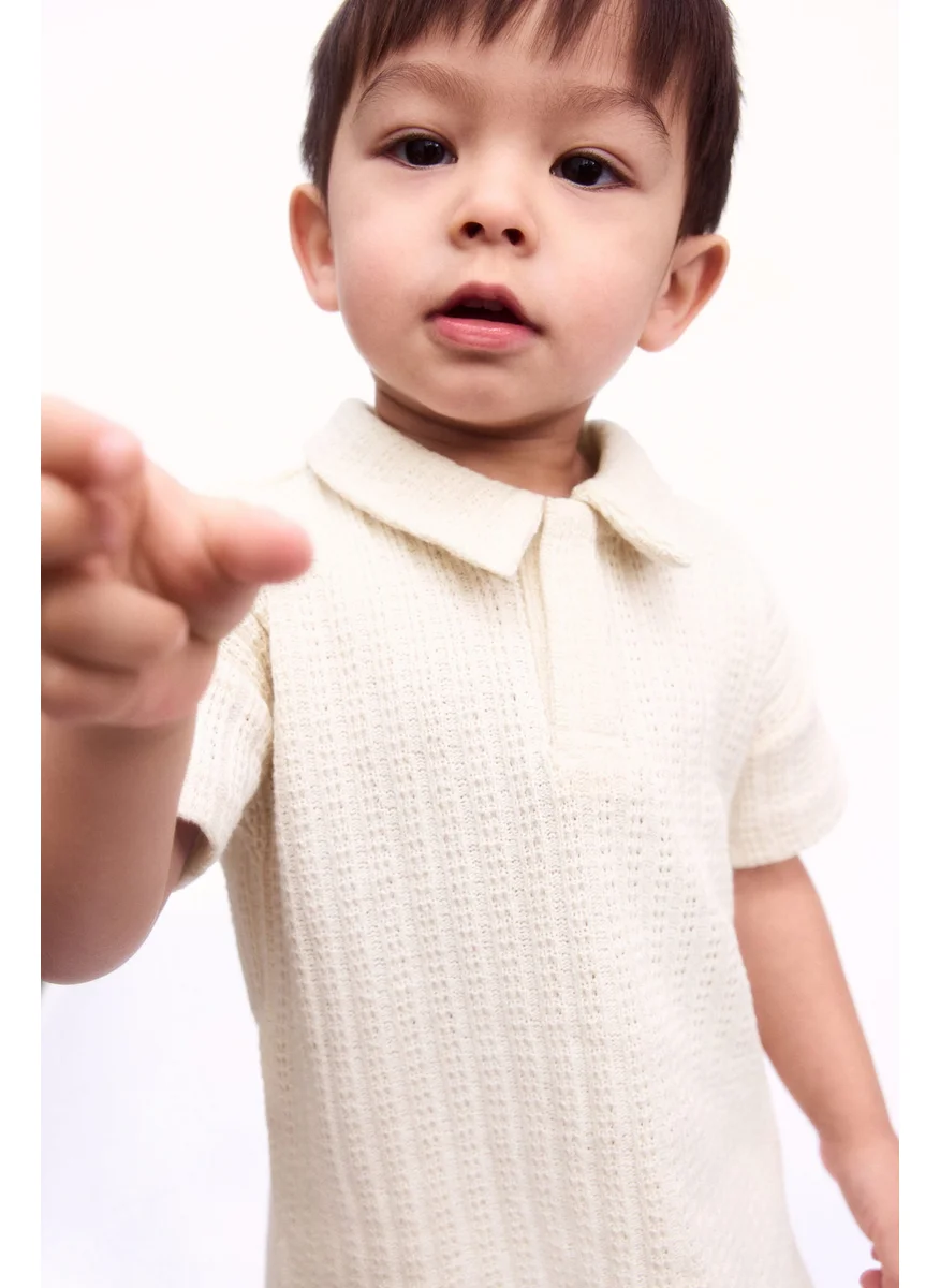 H&M 2-Piece Polo Shirt And Shorts Set