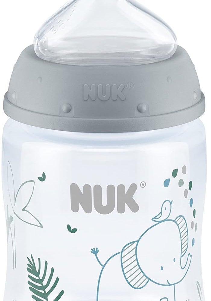 NUK Smooth Flow Anti-Colic Bottle, 5 oz, Elephant - Image 1