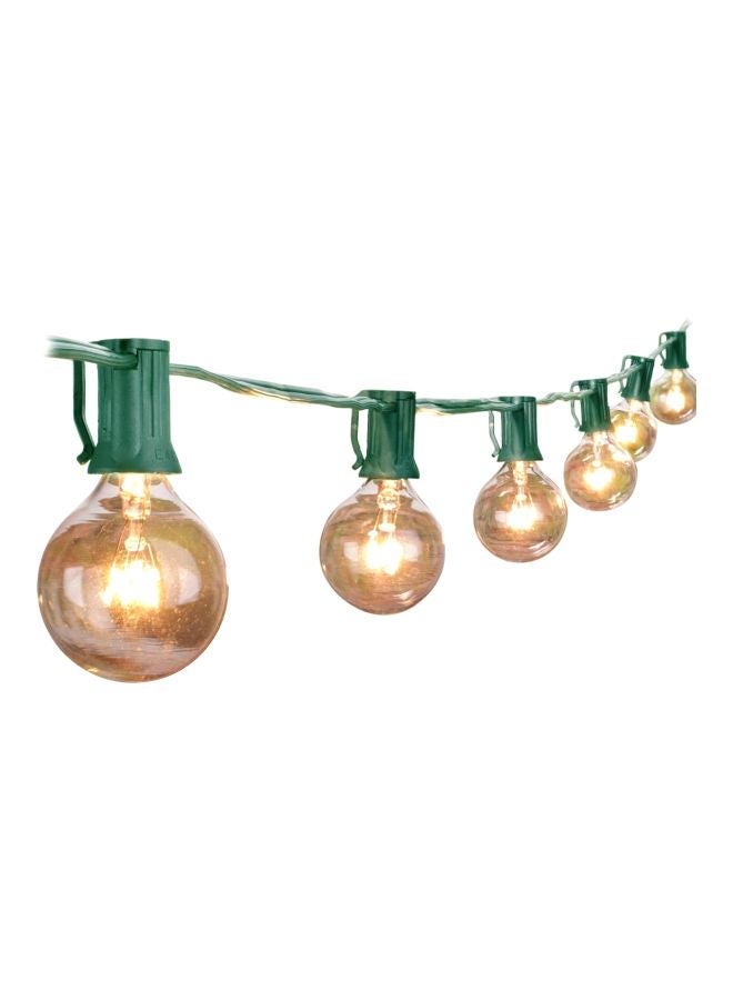NIBEMINENT LED Globe String Light For Christmas With 25 Bulbs Yellow 4x14centimeter 4x14cm - Image 1